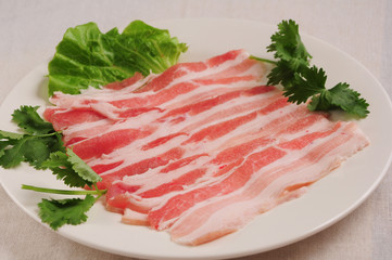 Streaky pork