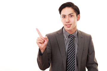 笑顔のビジネスマン
