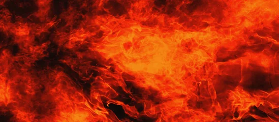 Printed kitchen splashbacks Flame fire background