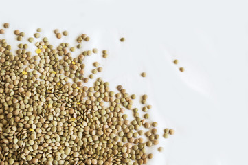 Naklejka premium Lentils Green Corner