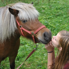 Dziewczyna ze swoim koniem
