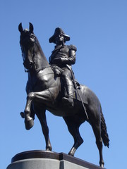 Fototapeta na wymiar George Washington Statue in Boston