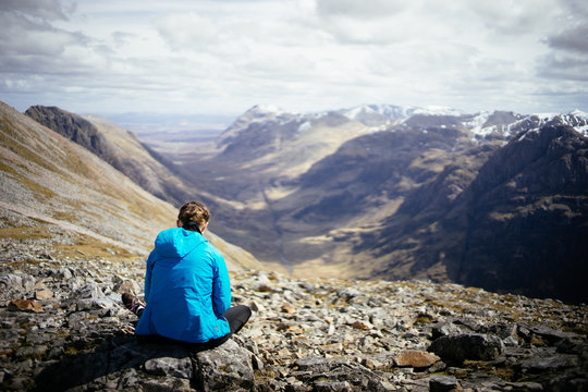 Lunch Break Over Glencoe Valley