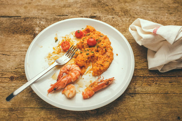 Shrimp risotto