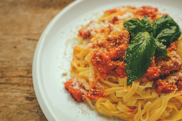 tagliatelle bolognese