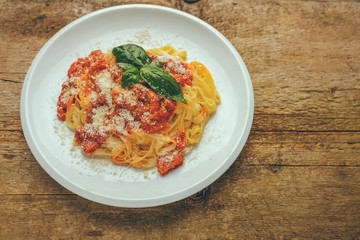tagliatelle bolognese
