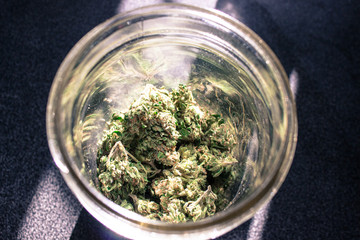 Marijuana in a Jar