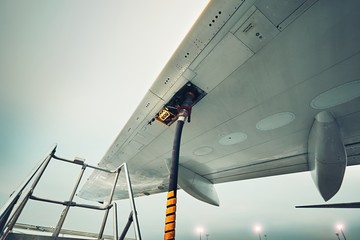 Refueling the aircraft