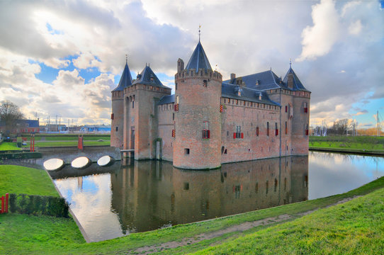 Muiden Castle (Dutch: Muiderslot) - a castle in the Netherlands, located at the mouth of the Vecht river