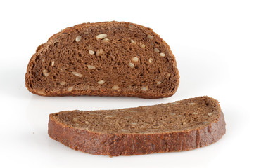 two slices of rye bread