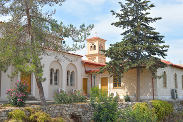 Fototapeta na wymiar Orthodox temple, Hersonissos.