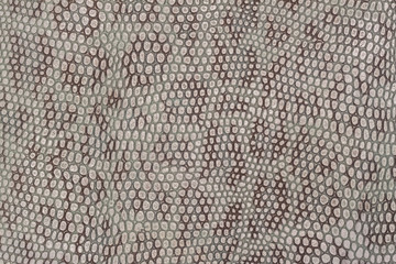 Texture of genuine patent leather close-up, embossed under the natural skin a leopard blue color , background