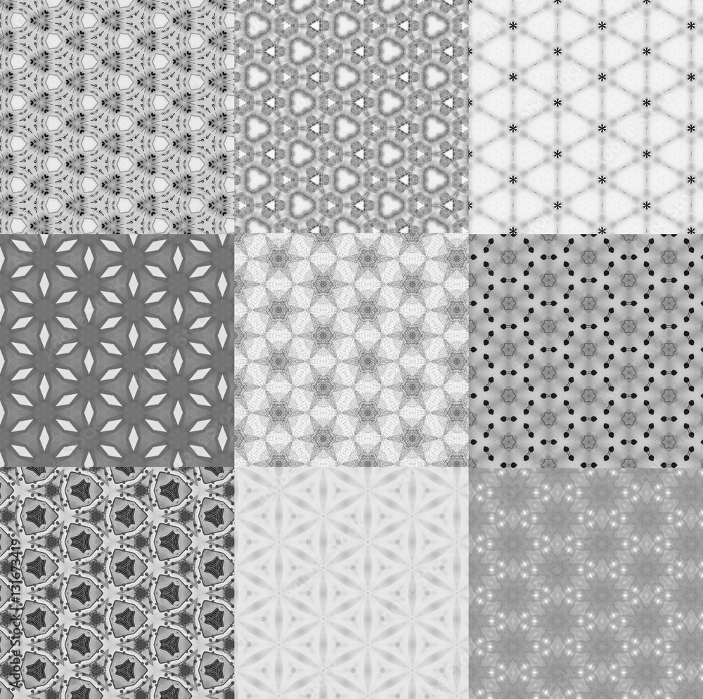 Aufkleber abstract pattern design background from geometric shape