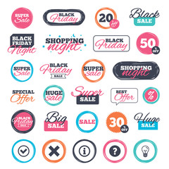 Obraz premium Information icons. Question FAQ symbol.