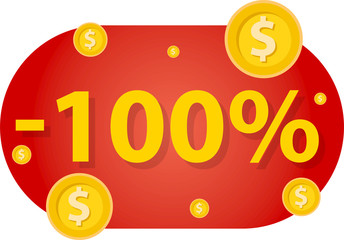 100% christmas sale red label