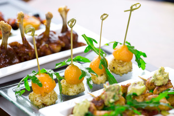 set of finger food