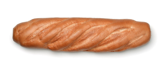Top view of fresh bread loaf