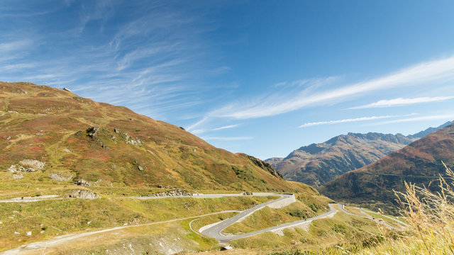 Serpentine in Swiss Alps