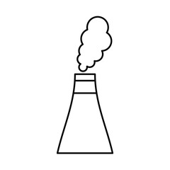 factory plant isolated icon vector illustration design