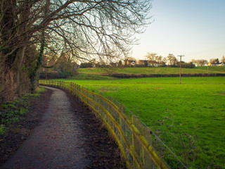 Northern Ireland countryside morning sunrise