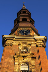 Fototapeta na wymiar St. Catherine's Church in Hamburg