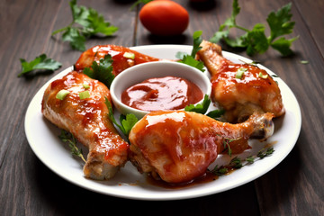 Roasted chicken drumstick