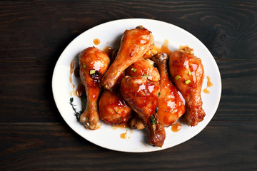Roasted chicken drumstick