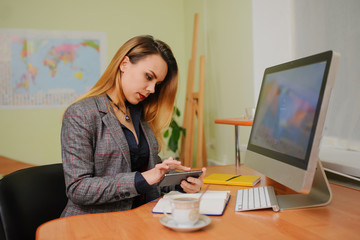 Obraz premium business woman