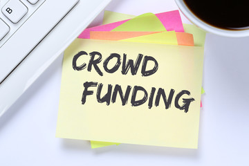 Crowd Funding Crowdfunding online Geld sammeln Internet Business