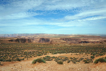 Colorado-Plateau am Horseshoe Bend