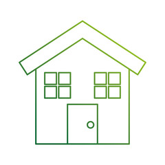 house exterior isolated icon vector illustration design