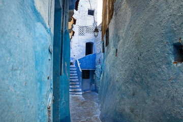 Blue medina of Chefchaouen city in Morocco, Africa