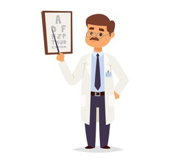 Doctor character vector isolated