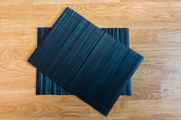 bamboo placemat straw wood