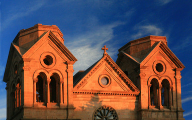 Naklejka premium Kościół misyjny San Francisco de Asis TAos