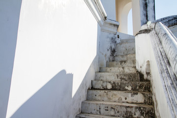 Concrete construction. Stairway