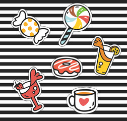 Cute cartoon patch collection