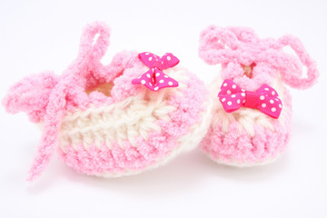 knitted shoes for young children