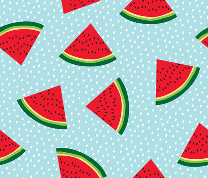 Watermelon summer background
