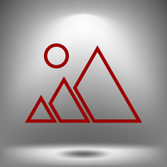 photograph - vector icon