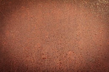 Rusty metal texture or rusty metal background. Rusty metal is caused by moisture in the air. Grunge retro vintage of rusty metal plate. Abstract rusty metal for design with copy space.