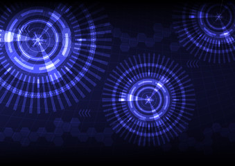 abstract hi-tech design innovation technology sci-fi concept vector background
