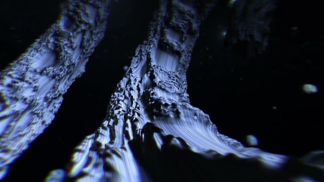 Flying is a strange space landscape
