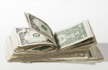 Stack of One Dollar Bills