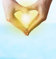 Fototapeta premium Heart shape.