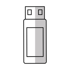 usb memory flash icon vector illustration design
