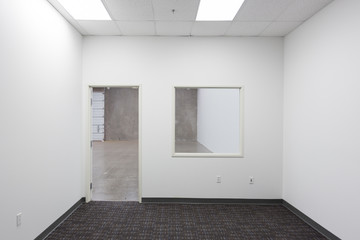 Small Office With Warehouse View