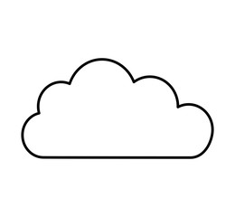 cloud computing isolated icon vector illustration design