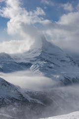 Fototapeta na wymiar mountain matterhorn zermatt switzerland