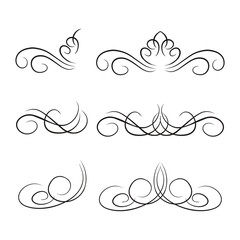 Swirl, Floral, Vintage, Wedding Element